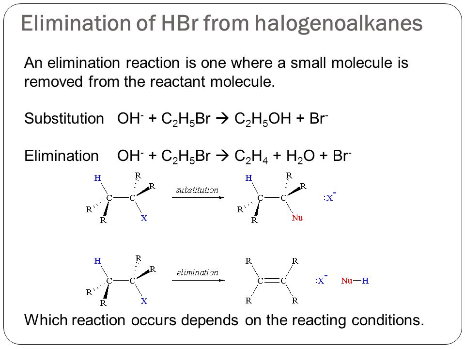 Elimination Reactions ppt download